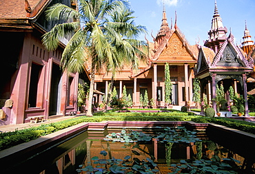 The National Museum, Phnom Penh, Cambodia, Indochina, Southeast Asia, Asia