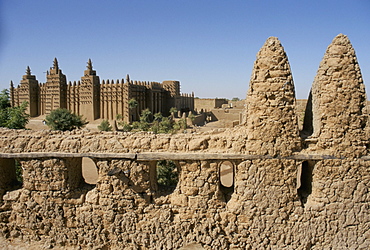 The Great Mosque, Djenne, UNESCO World Heritage Site, Mali, Africa