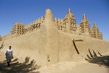 The Great Mosque, Djenne, UNESCO World Heritage Site, Mali, Africa 