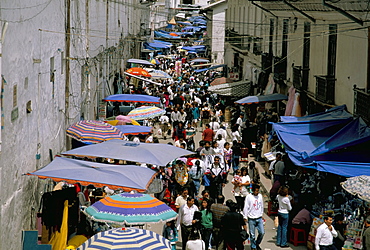 Street market, Old town, Quito, Ecuador, South America