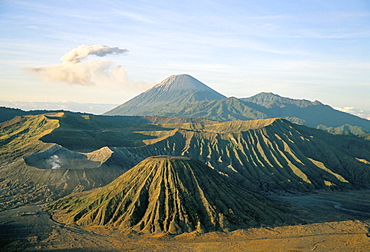 Bromo-Tengger-Semeru National Park at dawn, island of Java, Indonesia, Southeast Asia, Asia