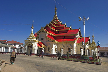 Wat Pha Jan Lung (Maha Myat Muni) temple, dating from the 19th century, Kengtung (Kyaing Tong), Shan State, Myanmar (Burma), Asia