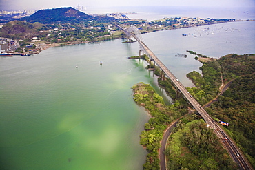 Bridge of the Americas, Panama City, Panama, Central America