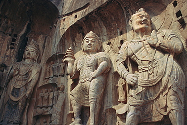 Longmen Buddhist caves, Luoyang, Hunan Province, China, Asia