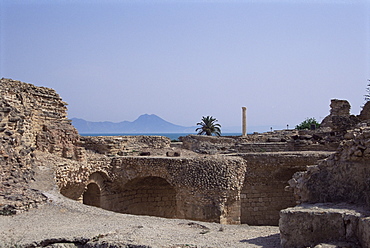 Antonine Baths, Carthage, UNESCO World Heritage Site, Tunisia, North Africa, Africa