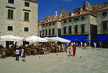 Luza Square, Dubrovnik old city, Dalmatia, Croatia