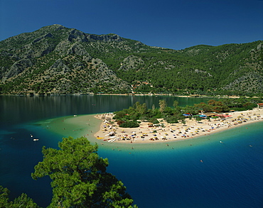 Lagoon Beach, Olu Deniz, Anatolia, Turkey, Asia Minor, Eurasia