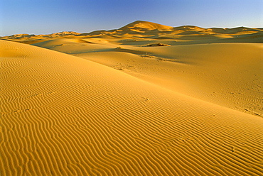 Dunes of the Erg Chebbi, Sahara Desert near Merzouga, Morocco, North Africa