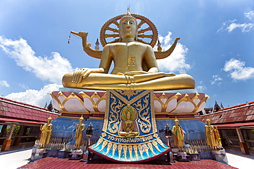 Big Buddha Temple (Wat Phra Yai), Koh Samui, Thailand, Southeast Asia, Asia