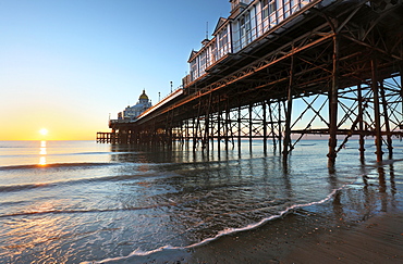 Eastbourne Pier at sunrise, Eastbourne, East Sussex, England, United Kingdom, Europe