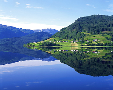 Lake Granvinvatnet, Voss, Norway, Scandinavia, Europe