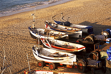 Fishing boats, Cromer, Norfolk, England, United Kingdom, Europe