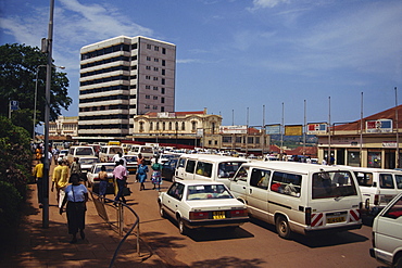 Street scene, Kampala, Uganda, East Africa, Africa