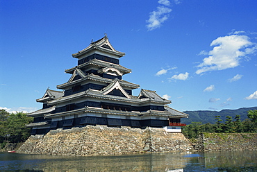 Matsumoto-jo castle at Matsumoto in Japan, Asia