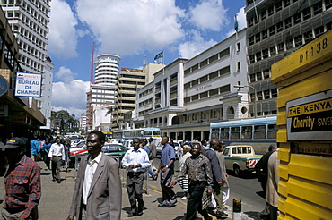 Moi Avenue, Nairobi, Kenya, East Africa, Africa