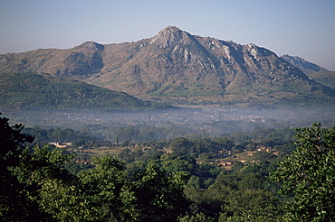 View across the Zomba Plateau, Malawi, Africa