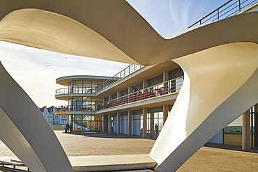 De La Warr Pavilion, an Art Deco building, Bexhill-on-Sea, East Sussex, England, United Kingdom, Europe