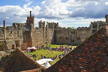 Pageantry festival at Framlingham Castle, Framlingham, Suffolk, England, United Kingdom, Europe