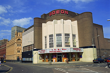 Leicester Odeon, on the corner of Queen Street and Rutland Street, Leicester, England, United Kingdom, Europe