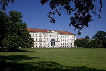 Natural History Museum seen from Orczy-kert Park, Budapest, Hungary, Europe