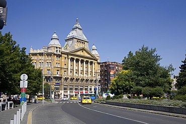 Deak Ferenc Square with the former Anker Palace, Budapest, Hungary, Europe