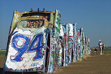 Cadillac Ranch, Amarillo, Texas, United States of America, North America