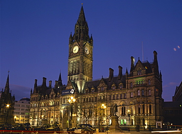 Manchester Town Hall, Manchester, England, United Kingdom, Europe