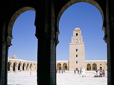 The Grand Mosque, Kairouan, UNESCO World Heritage Site, Tunisia, North Africa, Africa