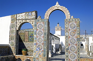 Terrace du Palais d'Orient, Tunis, Tunisia, North Africa, Africa