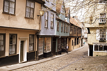 Elm Hill, Norwich, Norfolk, England, United Kingdom, Europe