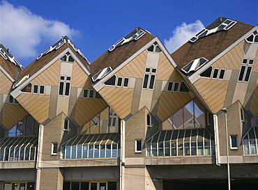 Modern Kijk-Kubus houses in Rotterdam, Holland, Europe