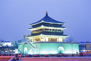 Drum tower, Xi'an, Shanxi, China, Asia