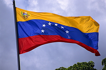 Venezuelan flag, Venezuela, South America