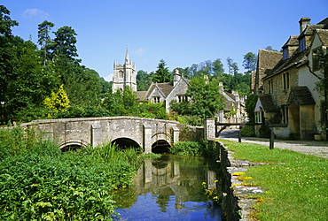 Castle Combe, Wiltshire, England, UK, Europe