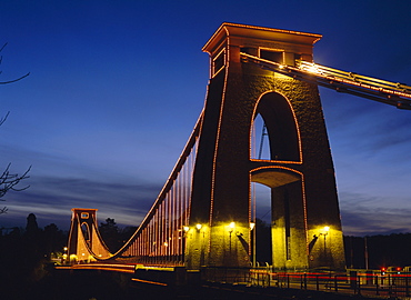 Clifton Suspension Bridge, Bristol, Avon, England, UK, Europe