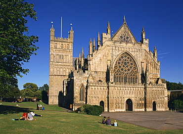 Exeter Cathedral, Exeter, Devon, England, United Kingdom, Europe