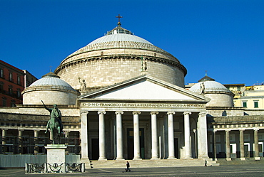 Italy, Campania, Naples, San Francesco di Paola