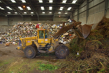 Waste disposal depot, England, United Kingdom, Europe