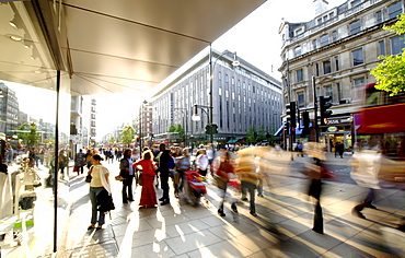 Oxford Street pedestrians, London, England, United Kingdom, Europe