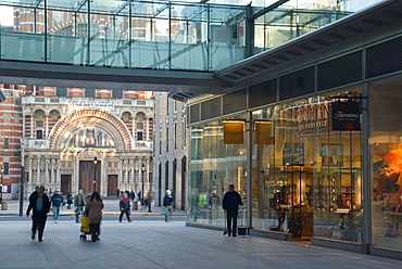 Westminster cathedral from Cardinal Place, Victoria, London, England, United Kingdom, Europe