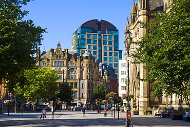 Albert Square, Manchester, England, United Kingdom, Europe