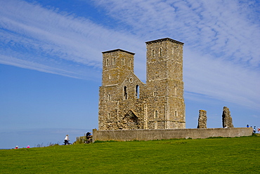 Reculver Towers, Herne Bay, Kent, England, United Kingdom, Europe