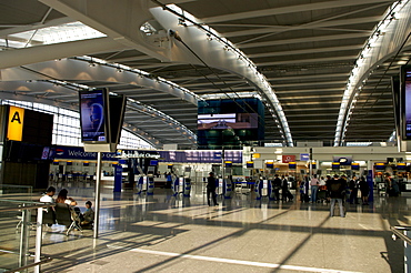 Heathrow Airport Terminal 5 in 2008, London, England, United Kingdom, Europe