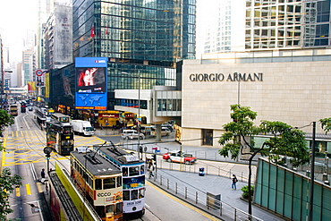 Central street scene in 2007, Hong Kong, China, Asia