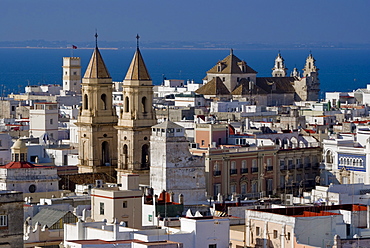 Iglesia del Carmen, San Antonio skyline, Cadiz, Andalucia, Spain, Europe