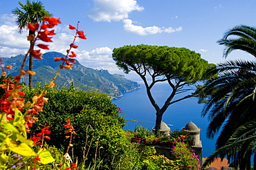 Rufolo view, Ravello, Amalfi Coast, UNESCO World Heritage Site, Campania, Italy, Europe