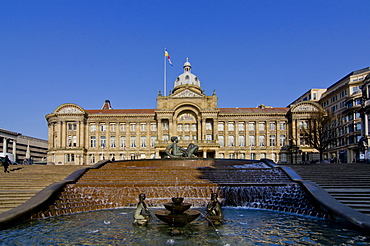 Council House and Victoria Square, Birmingham, Midlands, England, United Kingdom, Europe