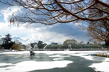 Palm House, Kew Gardens in winter, UNESCO World Heritage Site, London, England, United Kingdom, Europe