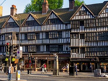 High Holborn half timbered buildings, London, England, United Kingdom, Europe