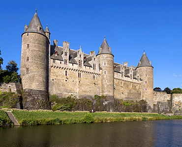 Josselin Castle, Morbihan, Brittany, France, Europe